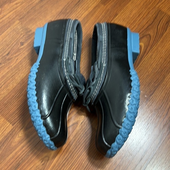 L.L. Beans Men Waterproof Bean Boot Rubber Moc Graphite/Black NWOT Sz 10 M - Picture 6 of 9